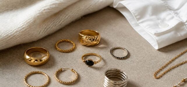 Ringen kiezen, combineren en onderhouden: praktische gids voor elke dag Stijlvolle ringen gecombineerd met kleding en andere sieraden